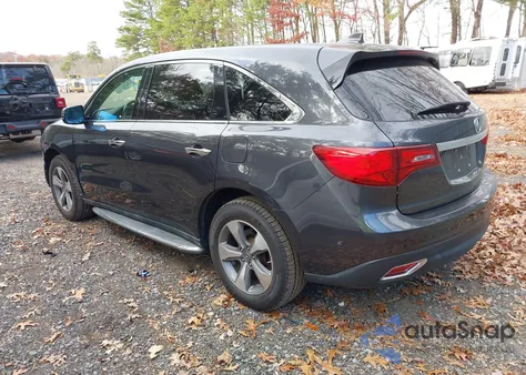 2014 Acura Mdx из США, поврежденный, VIN 5FRYD4H26EB029482